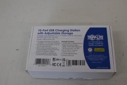 SALE OUT. Tripp Lite 10 Port USB Charging Station with Adjustable Storage U280-010-ST-CEE UNPACKED, SCRATCHED