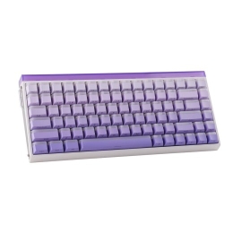 HERO84 HE White+Purple+Gradient+LIGHT JadeKing RGB AULA gasket keyboard