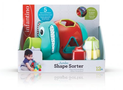 Sorter with blocks - Elephant Infantino