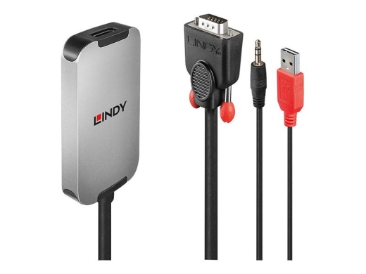 Lindy Video adapter cable 38296 - VGA / DisplayPort - 18 cm