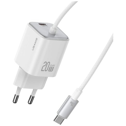 Usams Charger 20W GaN Fast cable included