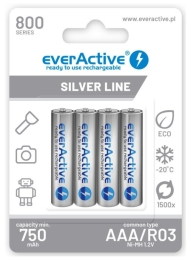 everActive BATTERIES R03/AAA 800 mAH BLISTER 4 PCS