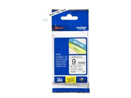 Brother TZe-221 Laminated Tape Black on White TZe 8 m 9 cm