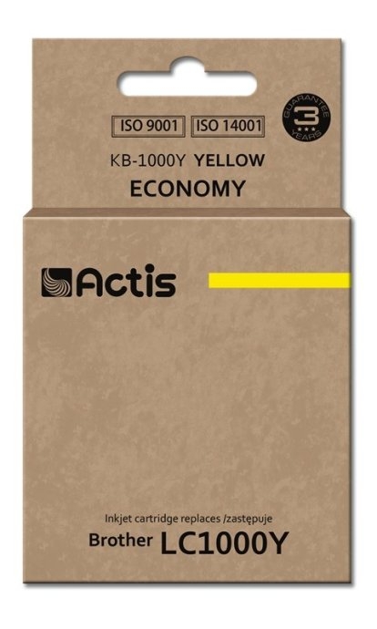 Actis KB-1000Y Ink (replacement for Brother LC1000Y/LC970Y; Standard; 36 ml; yellow)