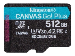 Kingston Flash-Card Canvas Go! Plus - microSDXC UHS-I - 512
