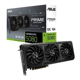 Asus Graphics card GeForce RTX 5080 Prime OC 16GB GDDR7 256bit 3DP/HDMI