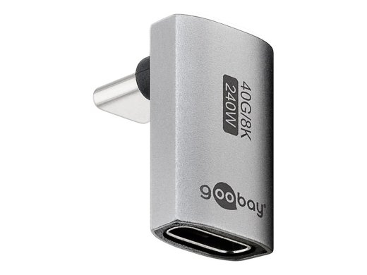 Goobay USB-C Adapter Vertical 90° Long, USB4 74442