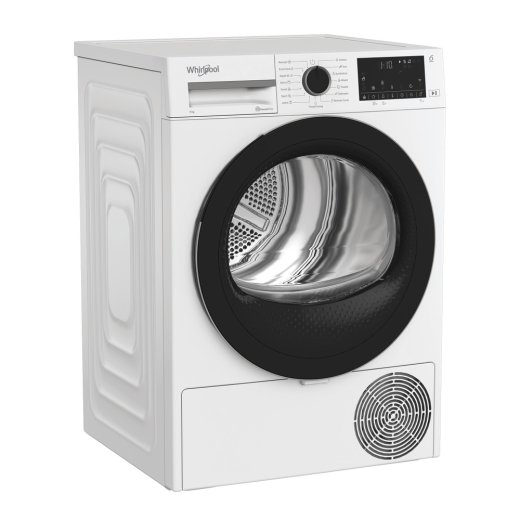 Whirlpool Dryer Machine WP D9 WBS EE Energy efficiency class D Front loading 9 kg Heat pump Digital Depth 61 cm White