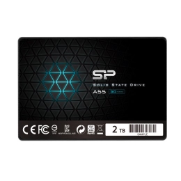 Silicon Power Ace A55 2000 SSD form factor 2.5" Read speed 500 MB/s Write speed 450 MB/s