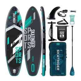 SKATINGER Grey Sports 350x89x15 Yoga SUP Board
