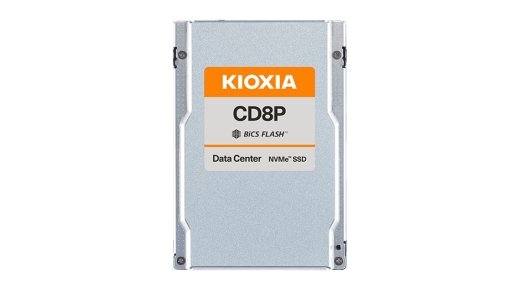 Kioxia SSD CD8P-R 7680GB U.2 NVMe Gen.5 1x4 DWPD 1 3D TLC BiCS Flash Data Center NVMe non-SED SIE PLP