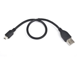 Mini USB Cable l USB 2.0 l 5 pins 0.3m black