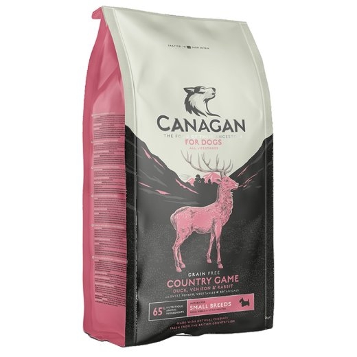 CANAGAN Country Game duck, venison and rabbit – Small Breeds – dry dog food – 2kg