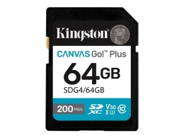 Kingston Flash-Card Canvas Go! Plus - SDXC UHS-I - 64