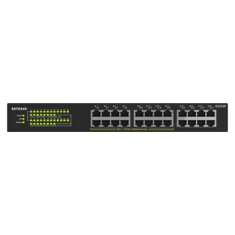 NETGEAR GS324P - switch - 24 ports - unmanaged - rack-mountable