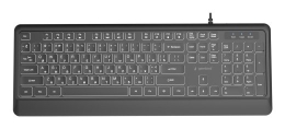 KEYBOARD MULTIMEDIA USB CYRILL/BLACK KB-UML-04-CYRL GEMBIRD