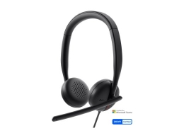 Dell Headset WH3024 Built-in microphone USB-C, USB-A Black