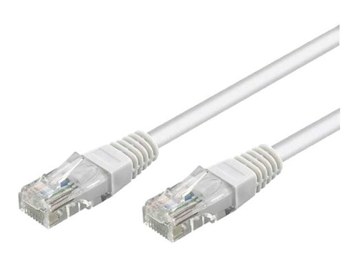 Patch Cable 68637 CAT 6 U/UTP PVC AWG 24/7 Cable length: 5 m White