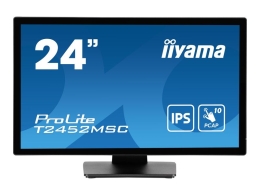 Iiyama LED monitor ProLite T2452MSC-B1 - 60.5 cm (23.8") - 1920 x 1080 Full HD