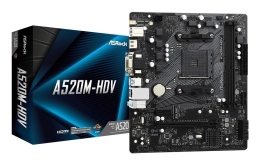 Mainboard ASROCK AMD A520 SAM4 Micro-ATX Memory DDR4 Memory slots 2 1xPCI-Express 3.0 1x 1xPCI-Express 3.0 16x 1xM.2 1x15pin D-sub 1xDVI-D 1xHDMI 2...