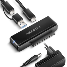 AXAGON USB-C 10Gbps FAST PORT X adapter for 2.5"/3.5" SSD/HDD ADSA-FPX