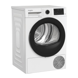Whirlpool Dryer Machine WP D9 WBS EE Energy efficiency class D Front loading 9 kg Heat pump Digital Depth 61 cm White