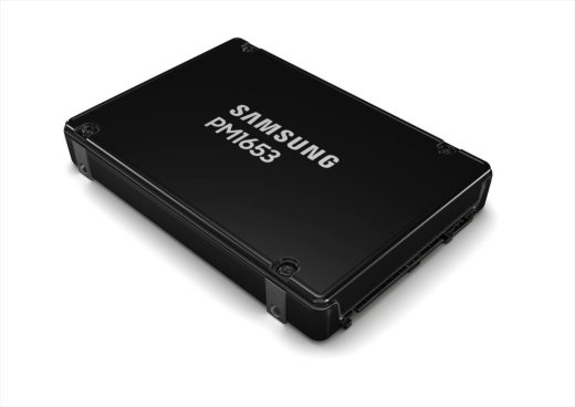 SSD SAMSUNG Model name PM1653 7680 SAS 2.5" Write speed 3700 MB/s Read speed 4200 MB/s MZILG7T6HBLA-00A07