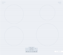 Bosch Hob PUE612BB1J Induction Number of burners/cooking zones 4 Touch Timer White