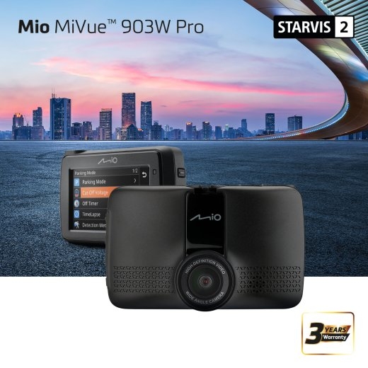 Mio Car Dash Camera MiVue 903W Pro GPS Wi-Fi
