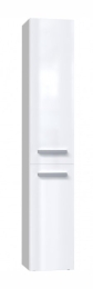 Bathroom cabinet NEL IV 31x30x174 cm, white, glossy