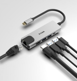 D-Link DUB-M520 HUB USB -C + USB 3.0 + HDMI