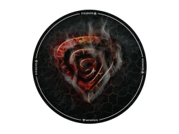 Genesis Tellur 400 Round Lava Floor Mat Black