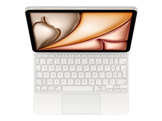 Apple Magic Keyboard for iPad Air 11-inch (M3) - Swedish - White Apple