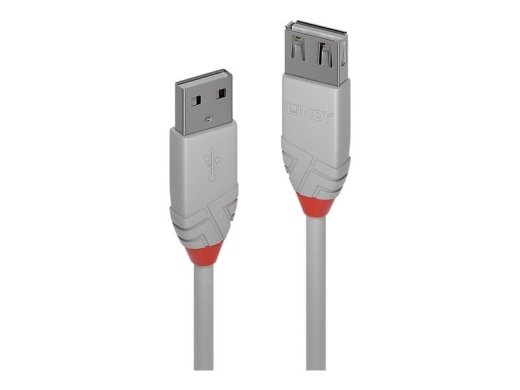 Lindy USB-A extension cable Anthra Line - 20 cm