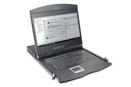 LCD Console 19inch KVM touchpad US keyboard