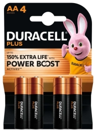 Duracell Plus Boost MN1500 BL4 AA 4 pc(s)