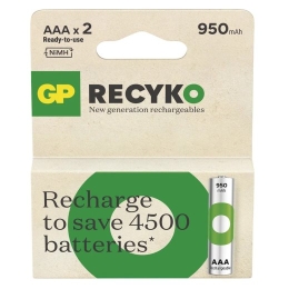 GP Battery Batteries R03/AAA NI-MH 950mAh blister 2pcs.