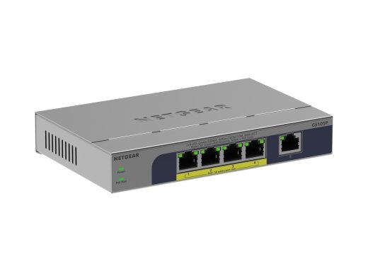 Netgear Unmanaged PoE/PoE+ Switches 5 ports Gigabit Ethernet