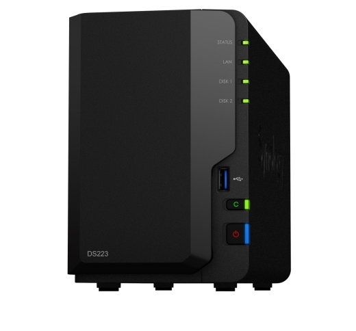 NAS server DS223 2x0HDD 2GB DDR4 1xRJ45 3xUSB3.2.1 2Y