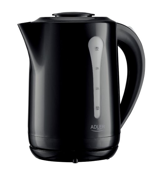 Adler Kettle AD 1244 Electric 1850 W 2.5 L Plastic 360° rotational base Black