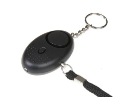 Personal alarm GUARD SCORPION siren 120 dB LED flashlight Black (YC-003-BL)