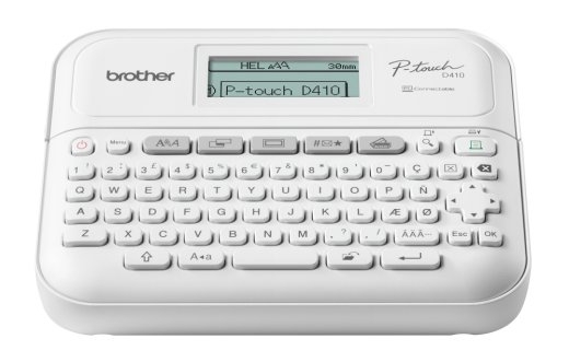 Brother PT-D410 Mono Thermal Label Printer White