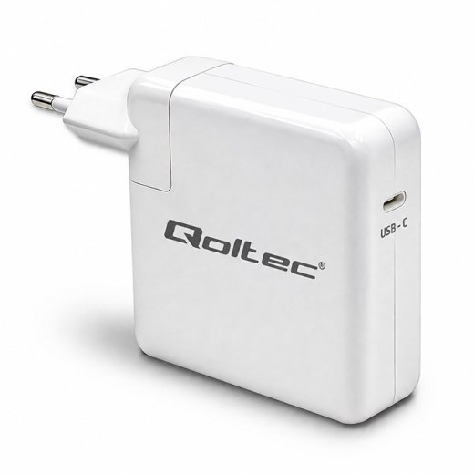 Qoltec Charger USB C 96W 5V 20V 3A 4.8A