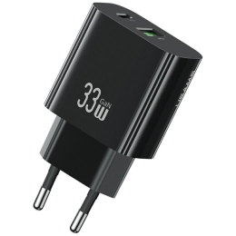Usams Charger T65 33W 1xUSB-C 1xUSB-A fast charging