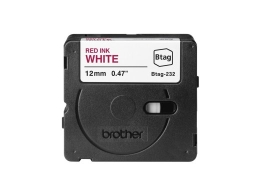 Brother BTAG-232 Red on White Btag
