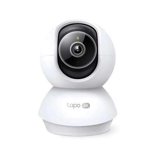 TP-LINK Tapo C250 Pan/Tilt AI Home Security Wi-Fi Camera PTZ 8 MP 4mm/F1.6 H.265 MicroSD Card up to 512