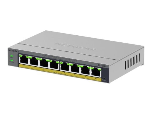 NETGEAR Easy Smart GS108EP - switch - 8 ports - smart