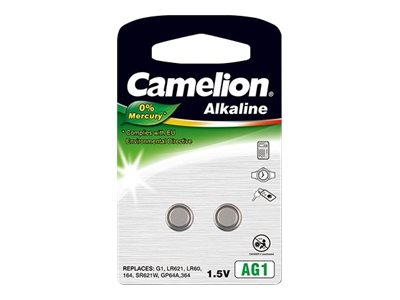 Camelion AG1/LR60/LR621/364 Alkaline Buttoncell 2 pc(s)