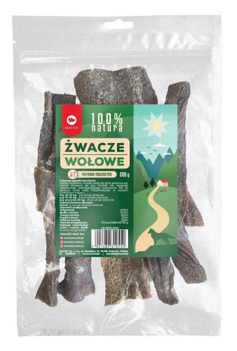 MACED Beef rumen - dog chew - 200 g