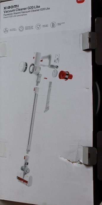 SALE OUT. Xiaomi Vacuum Cleaner G20 Lite Cordless 215 W 22.2 V White Warranty 22 month(s) DAMAGED PACKAGING